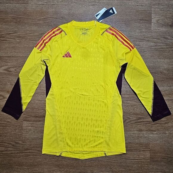 Adidas Condivo 23 Goalkeeper Authentic Jersey Soccer Medium M Yellow Black Red - Picture 1 of 9